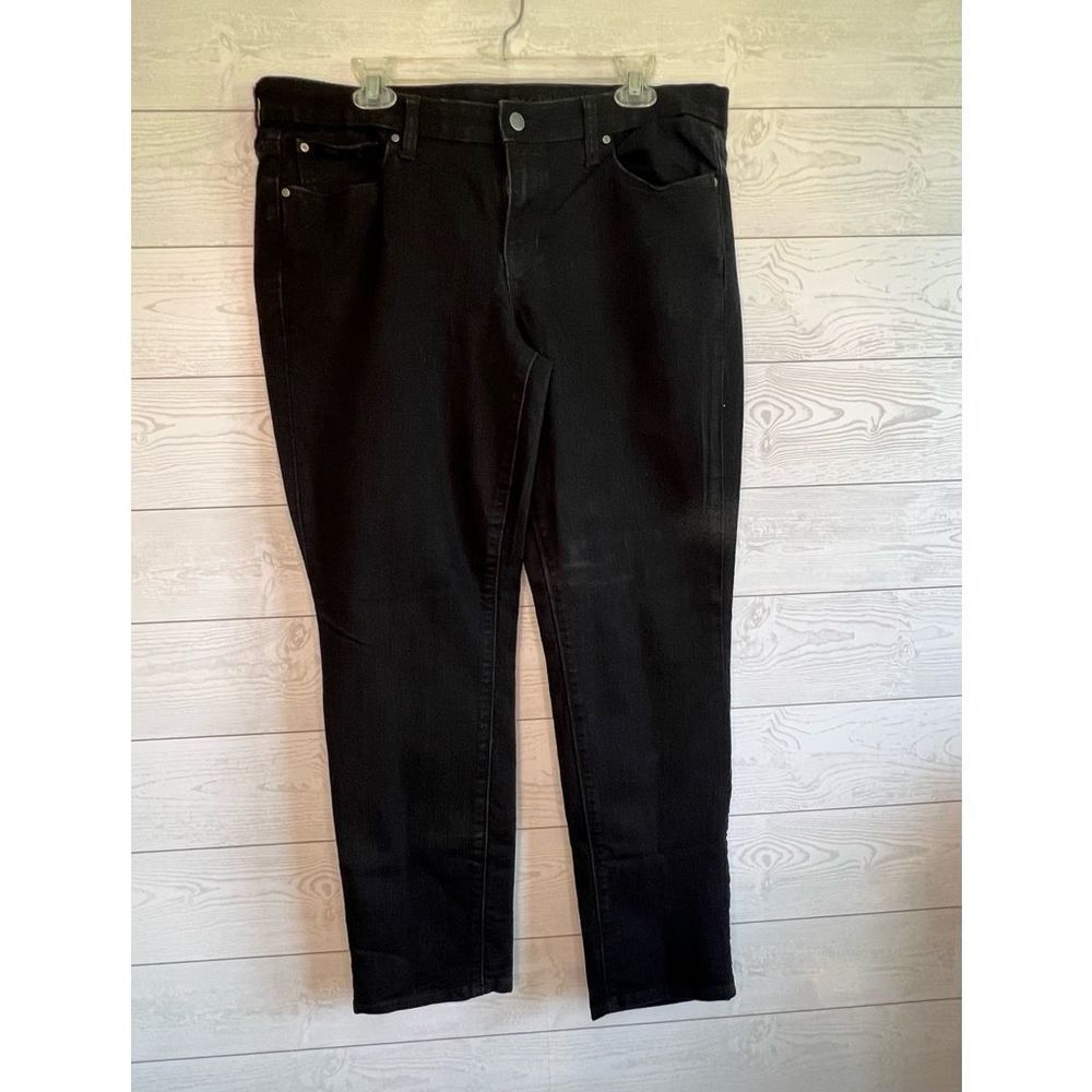 GAP black premium midrise skinny jeans Size 16/33